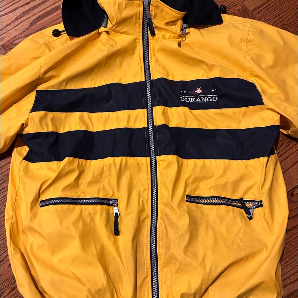 Sports | Waterproof Yellow Jacket with Zip Off Hood